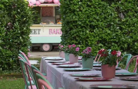 sweet garden Location per eventi - Dalila's StreeBakery